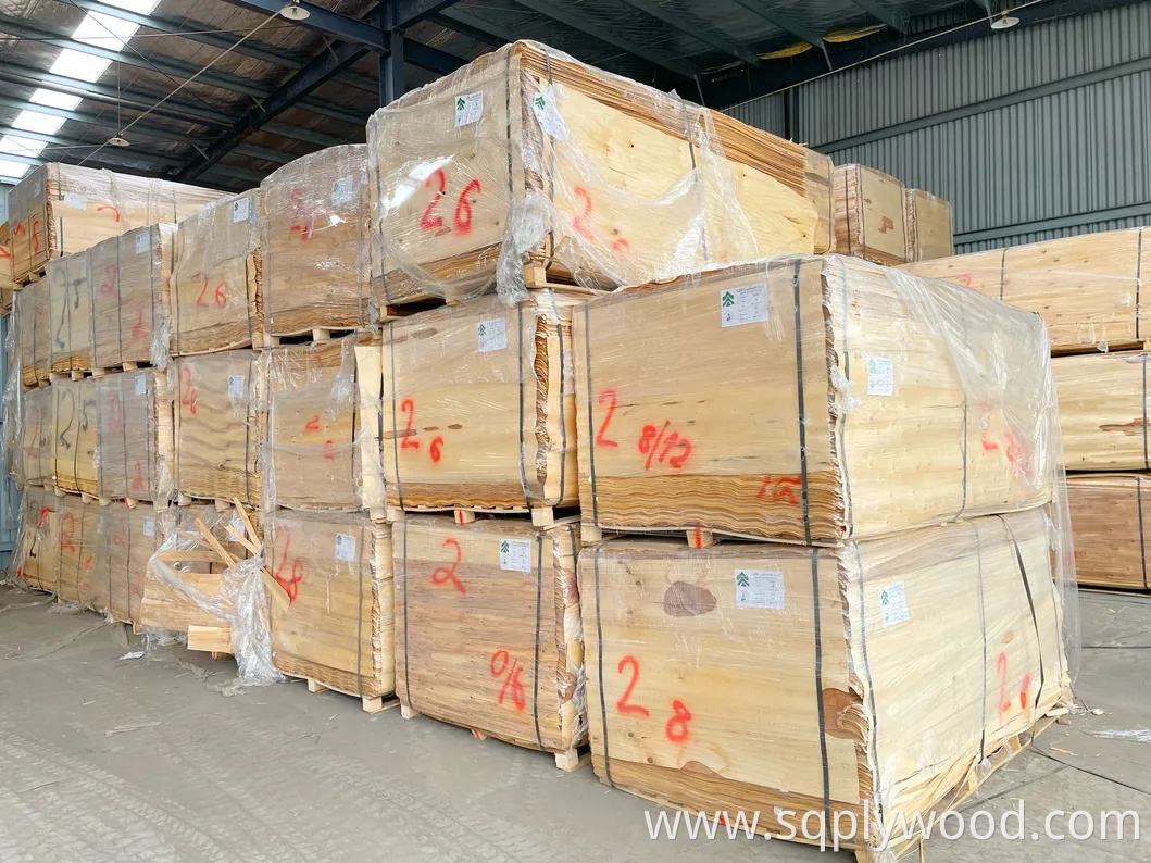 9/12/18mm Melamine Film Faced Poplar Pine Birch Marine Laminated Veneer Shuttering Plywood